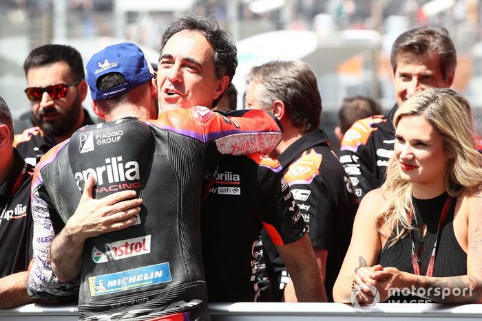 Aleix Espargaró, Aprilia Racing Team, Romano Albesiano, Massimo Rivola