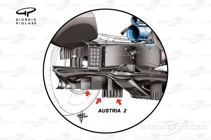 Ferrari SF1000 2020 diffuser