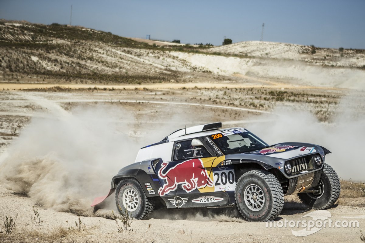 Carlos Sainz, Lucas Cruz, MINI X-Raid buggy