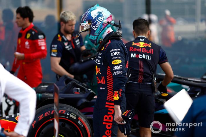 Max Verstappen, Red Bull Racing, en Parc Ferme tras la clasificación