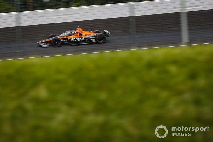 Pato O'Ward, Arrow McLaren SP Chevrolet, campamentos vacíos