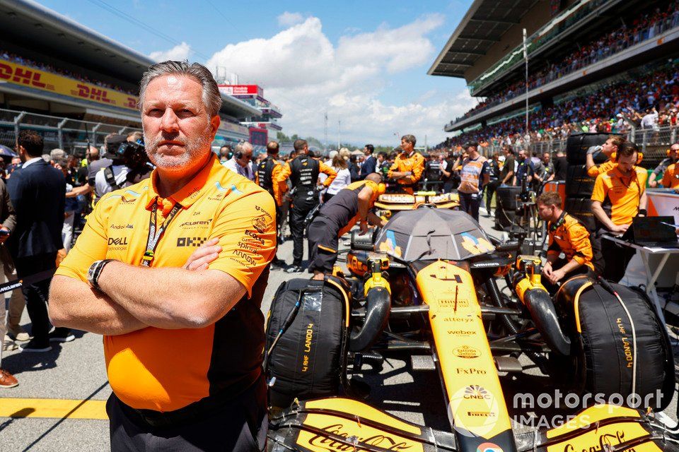 Zak Brown, dyrektor generalny, McLaren Racing 