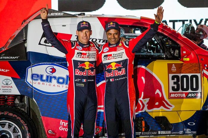 #300 Toyota Gazoo Racing: Nasser Al-Attiyah, Matthieu Baumel