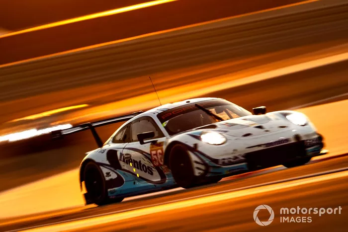 #56 Team Project 1 Porsche 911 RSR: Egidio Perfetti, Larry Ten Voorde, Jörg Bergmeister