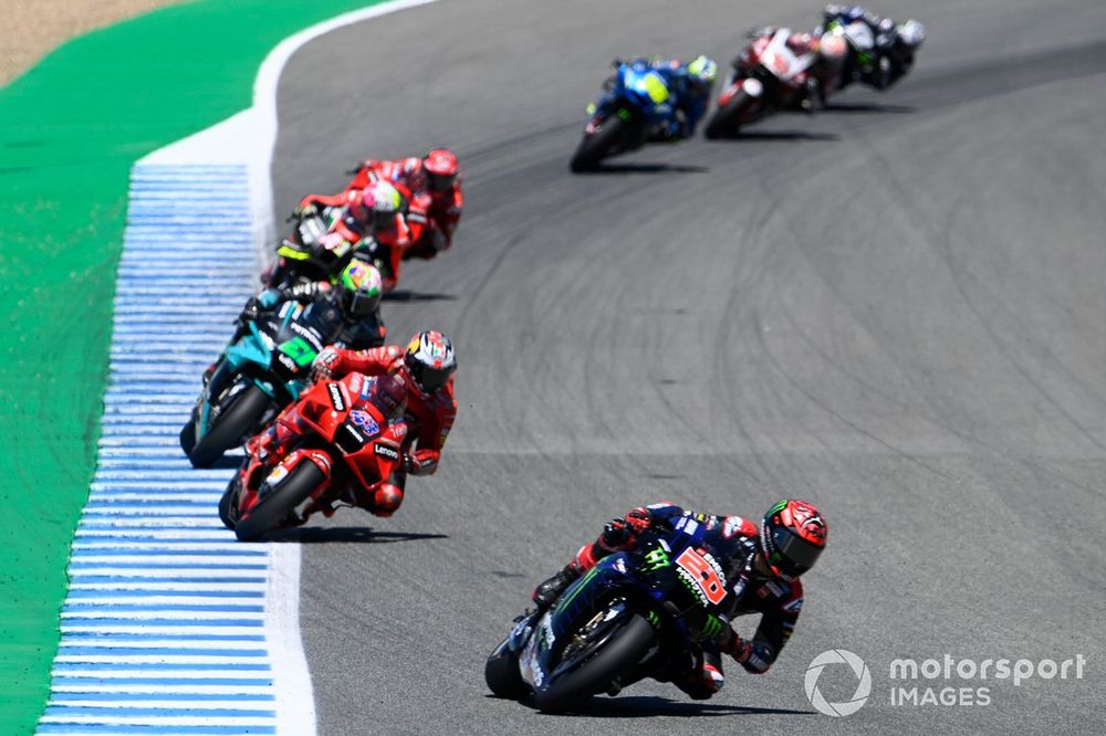 Fabio Quartararo a mené le GP d'Espagne 2021 avant de dégringoler au classement