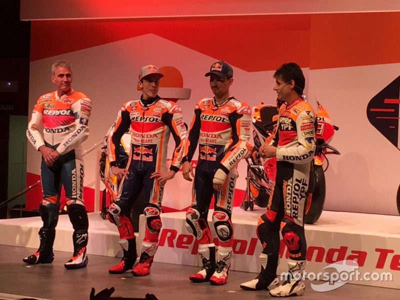 Мік Дуен, Марк Маркес, Хорхе Лоренсо, Алекс Крівілл, Honda HRC
