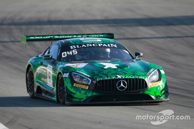#6 Black Falcon Mercedes-AMG GT3: Hubert Haupt, Gabriele Piana, Abdulaziz Al Faisal