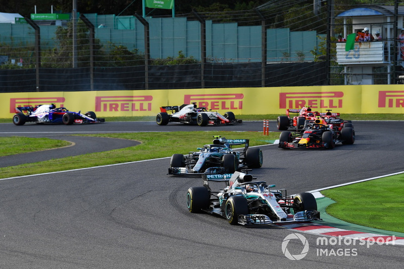 Lewis Hamilton, Mercedes-AMG F1 W09, Valtteri Bottas, Mercedes-AMG F1 W09