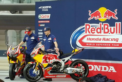 Nicky Hayden, Honda World Superbike Team; Stefan Bradl, Honda World Superbike Team