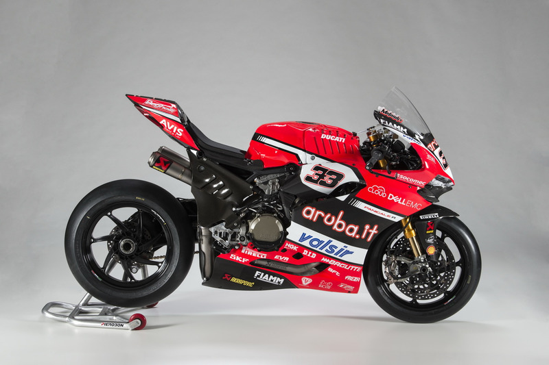 La moto de Marco Melandri, Ducati Team