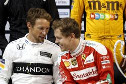 Jenson Button y Sebastian Vettel