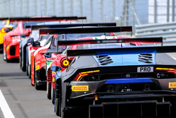 GT3 cars ready for practice
