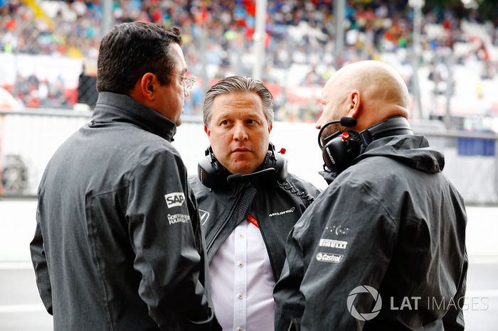 Eric Boullier, Racing Director, McLaren, Zak Brown,  Director Ejecutivo, McLaren Technology Group