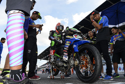 Wahyu Aji Trilaksana di grid start Underbone 130cc