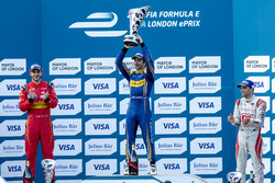 Podium: Race winner Nicolas Prost, Renault e.Dams; second place Daniel Abt, ABT Schaeffler Audi Spor