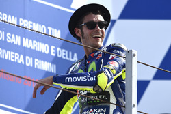 Second place Valentino Rossi, Yamaha Factory Racing