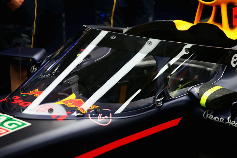 Red Bull Racing RB12, il parabrezza