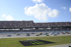 Daniel Suarez, Joe Gibbs Racing Toyota, Ricky Stenhouse Jr., Roush Fenway Racing Ford, Chase Elliott, Hendrick Motorsports Chevrolet