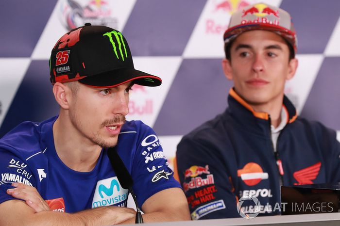 Conferencia de prensa: Maverick Viñales, Yamaha Factory Racing, Marc Márquez, Repsol Honda Team