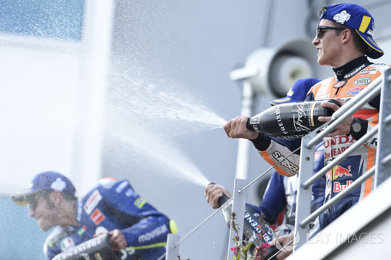 Podio: ganador de la carrera Marc Marquez, Repsol Honda Team