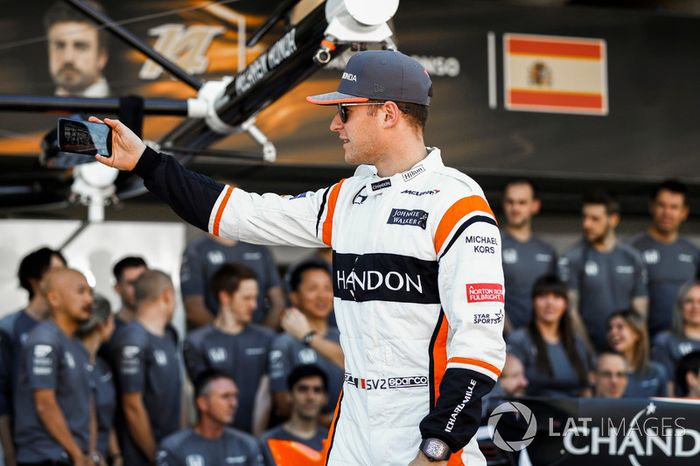 Stoffel Vandoorne, en la foto del equipo McLaren