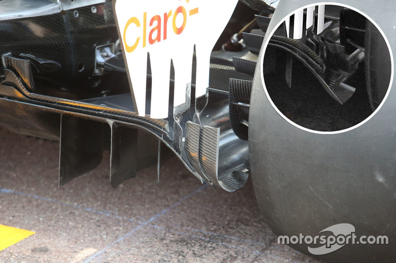 Sauber C37 diffuser