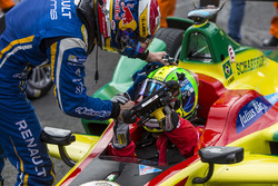 il vincitore Lucas di Grassi, ABT Schaeffler Audi Sport con il terzo Sébastien Buemi, Renault e.Dams