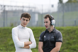 George Russell, HitechGP Dallara F312 Mercedes-Benz et Oliver Oakes