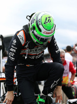 Nico Hulkenberg, Sahara Force India F1 VJM09 in griglia