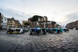 Formula E cars line-up