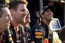 Le vainqueur Daniel Ricciardo, Red Bull Racing