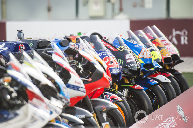 Alineación de motos de MotoGP