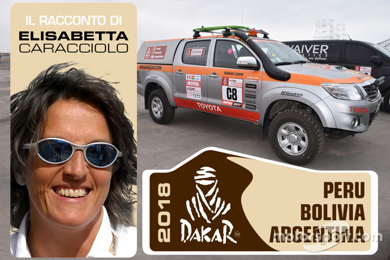 Dakar: al seguito della gara in macchina con la Toyota HDJ100