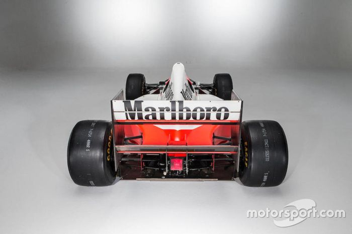 El McLaren-Cosworth Ford MP4/8A de Ayrton Senna