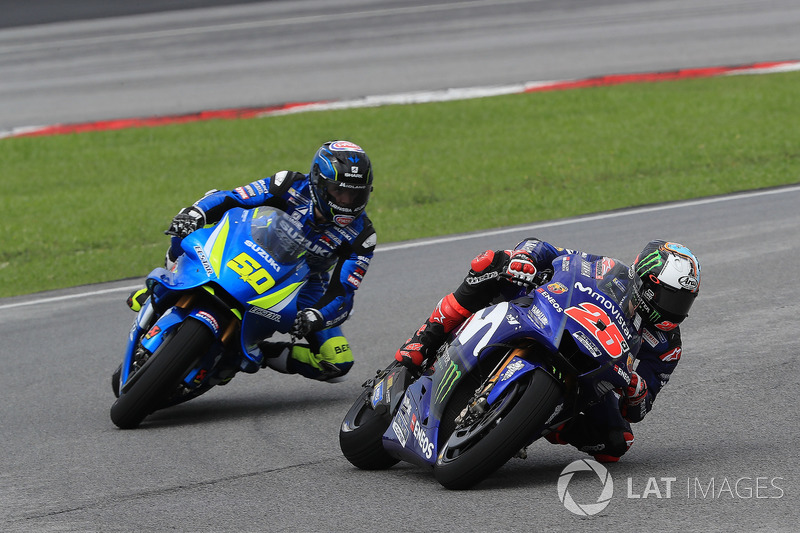 Maverick Viñales, Yamaha Factory Racing, Sylvain Guintoli, Team Suzuki MotoGP