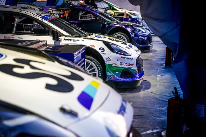 M-Sport Ford World Rally Team Ford Puma Rally1 cars line-up