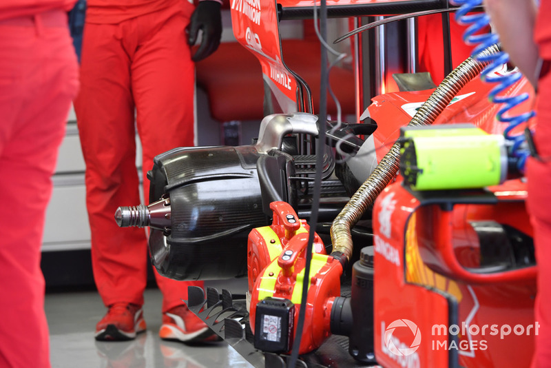 Ferrari SF-71H rear wheel hub