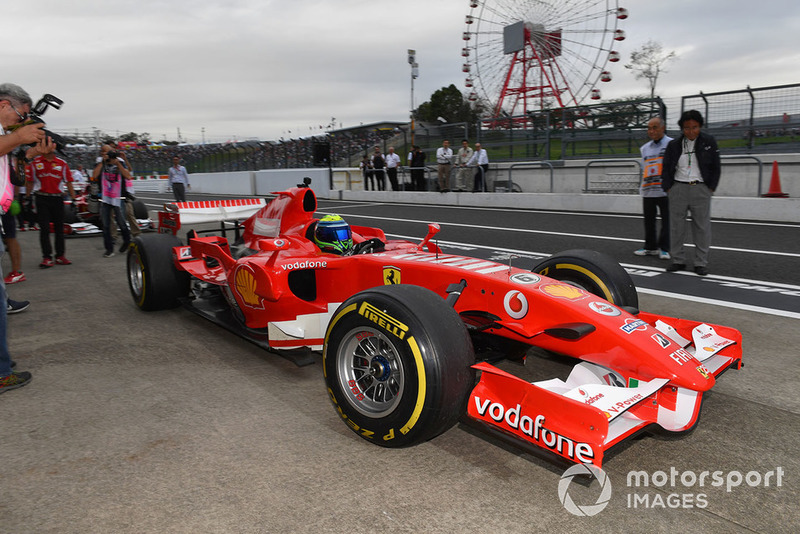 Felipe Massa, Ferrari lors du tour de démonstration des Légendes