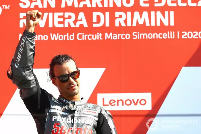 Podio: ganador Franco Morbidelli, Petronas Yamaha SRT