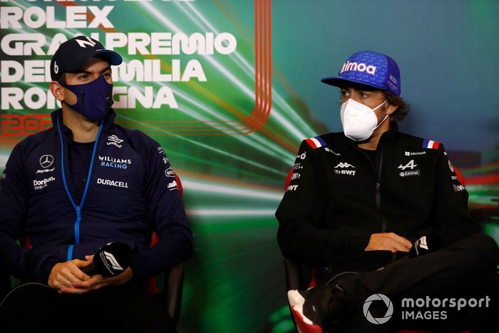 Nicholas Latifi, Williams Racing Fernando Alonso, Alpine F1 Team 