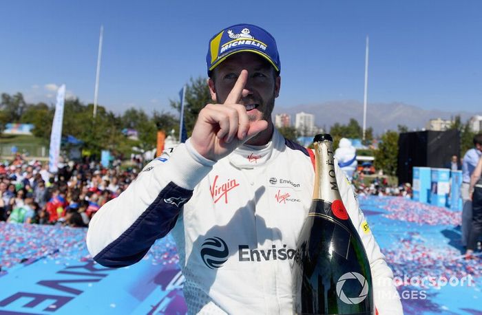 Ganador, Sam Bird, Envision Virgin Racing celebra