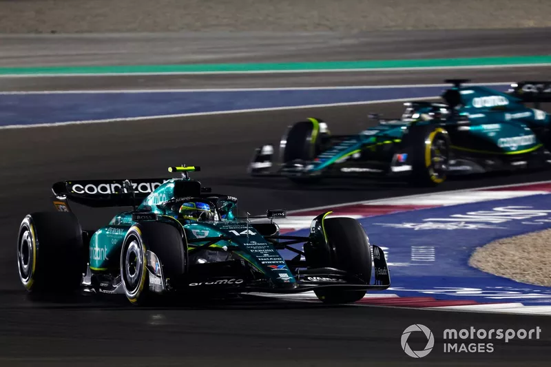 Fernando Alonso, Aston Martin AMR23, Lance Stroll, Aston Martin AMR23