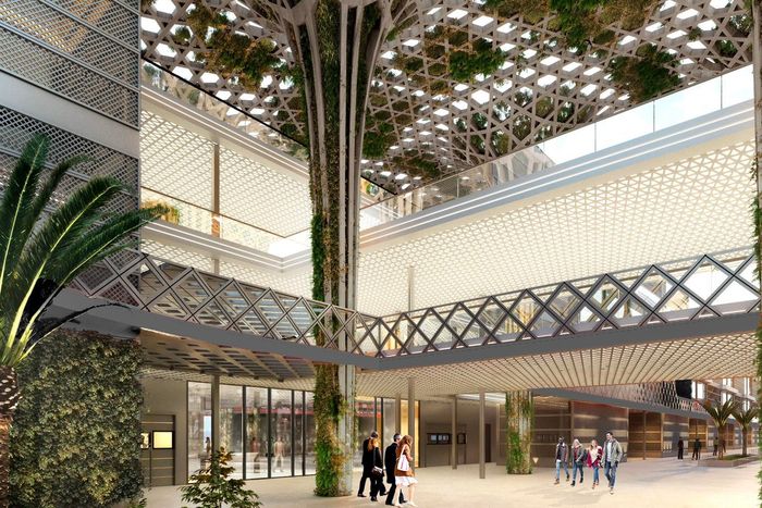 Instalaciones de los equipos para el Gran Premio de Arabia Saudí