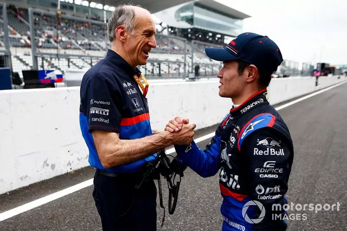 Franz Tost, Team Principal, Toro Rosso e Naoki Yamamoto, Toro Rosso 