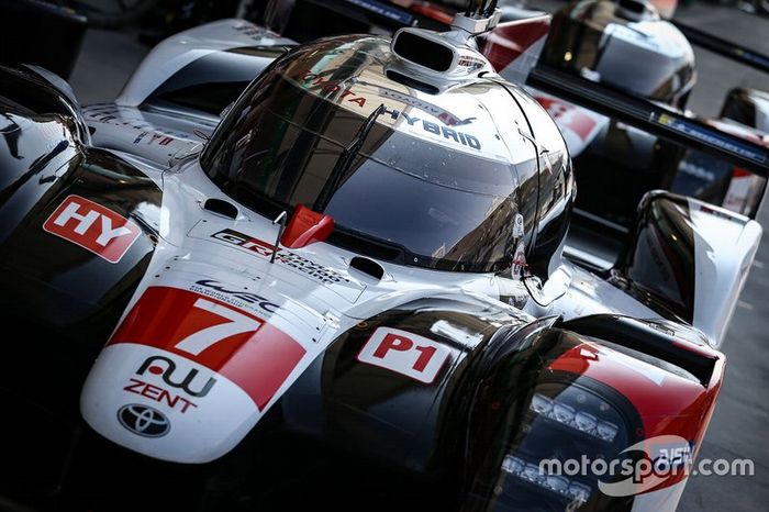 #7 Toyota Gazoo Racing Toyota TS050 - Hybrid: Mike Conway, Kamui Kobayashi, Jose Maria Lopez