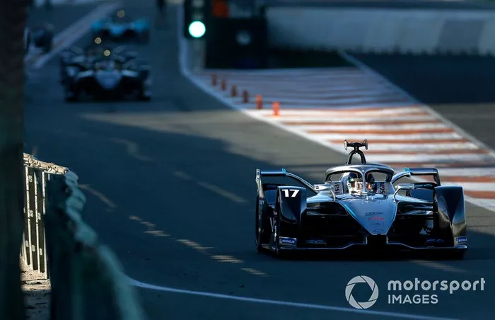 Nyck de Vries, Mercedes Benz EQ, EQ Silver Arrow 01 exits the pit lane