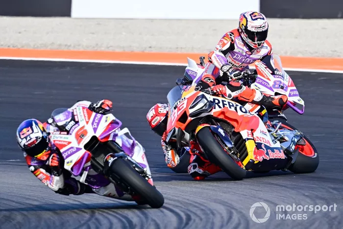 Marc Márquez, Repsol Honda Team, Jorge Martín, caída del Pramac Racing