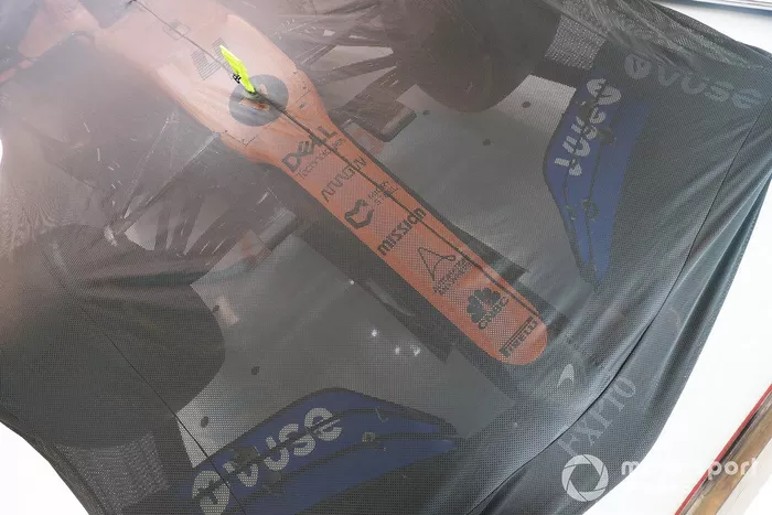 Mclaren en condiciones de Parc Fermé