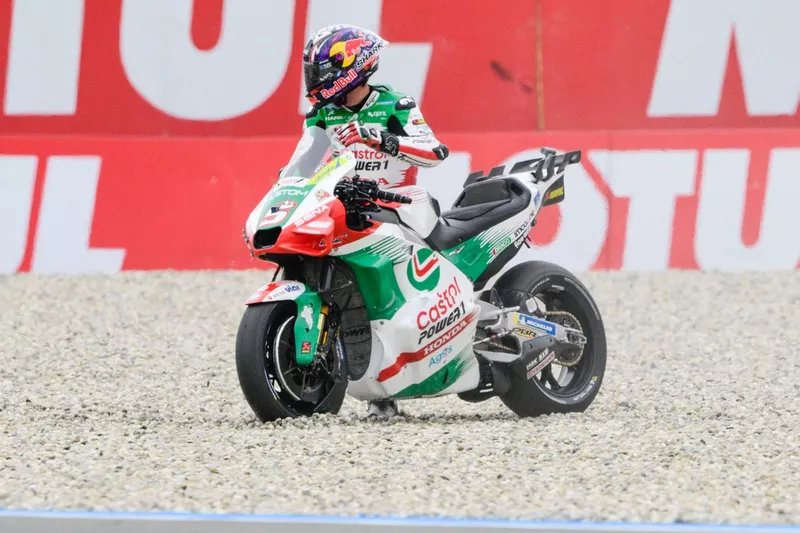 Johann Zarco, Team LCR Honda après sa chute