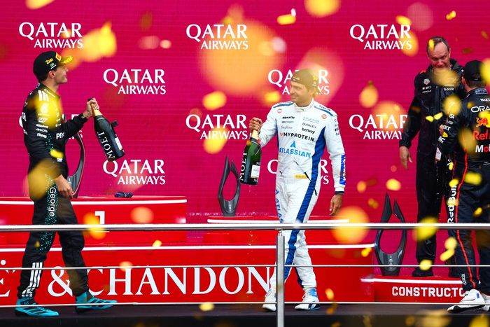 Max Verstappen, Red Bull Racing, George Russell, Mercedes, Carlos Sainz, Williams
